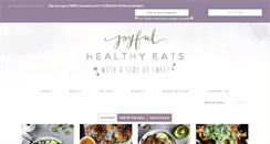 Desktop Screenshot of joyfulhealthyeats.com